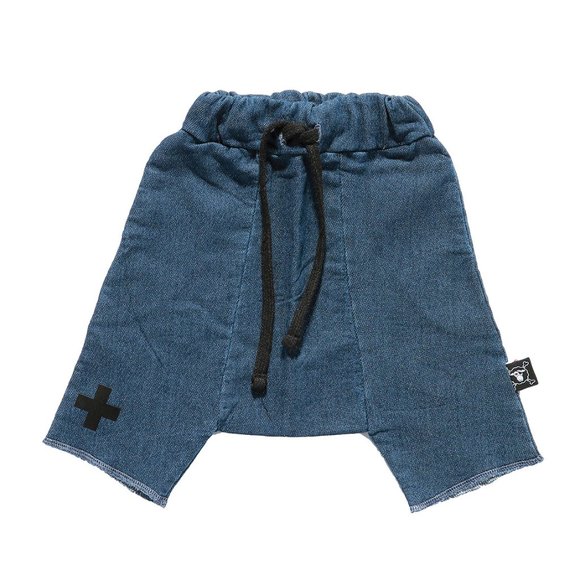 Nununu Terry Shorts Denim - Picture 1 of 2